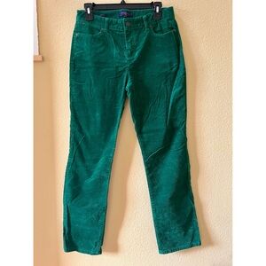 Talbots Heritage Green Corduroy Pants
